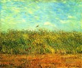Campo de trigo con alondra Vincent van Gogh